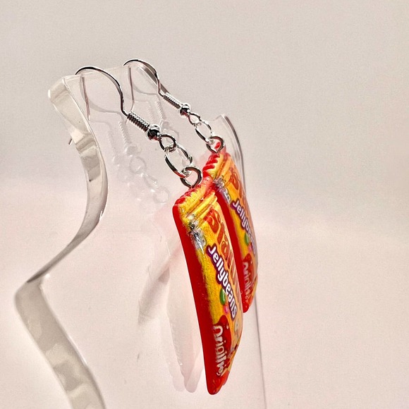 Starburst Earrings - Candy Earrings - Jelly Bean Earrings - Easter Earrings - Picture 3 of 8